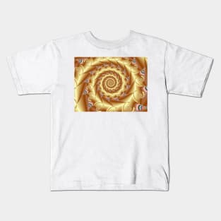 Golden Spiral Kids T-Shirt